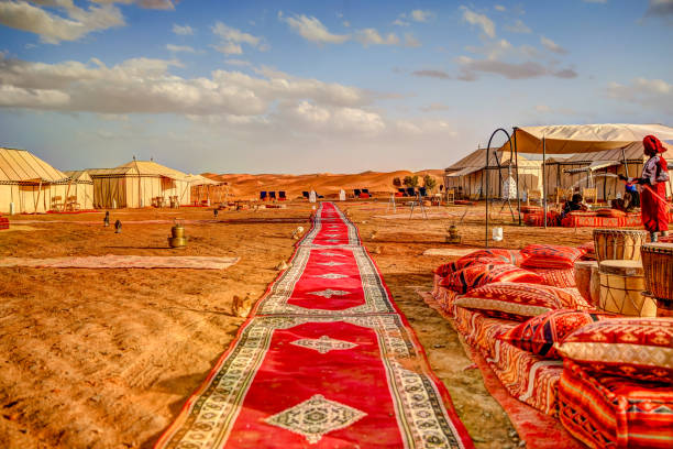 Experience the Magic of the Sahara: Luxurious Glamping in a Moroccan Desert Camp